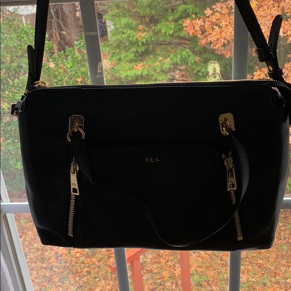 Ralph Lauren Bags Ralph Lauren Black Purse With Gold Detail Poshmark